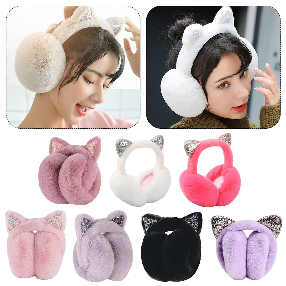 หมวกบีนนี่ลายการ์ตูนแบบพับได้  - Earmuffs Foldable บทวิจารณ์และราคา