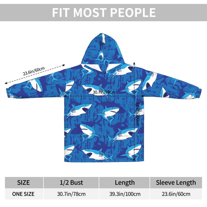 เสื้อคลุมฮู้ดแบบสวมใส่ได้ ลายก - Sherpa Hoodie Fleece บทวิจารณ์และราคา