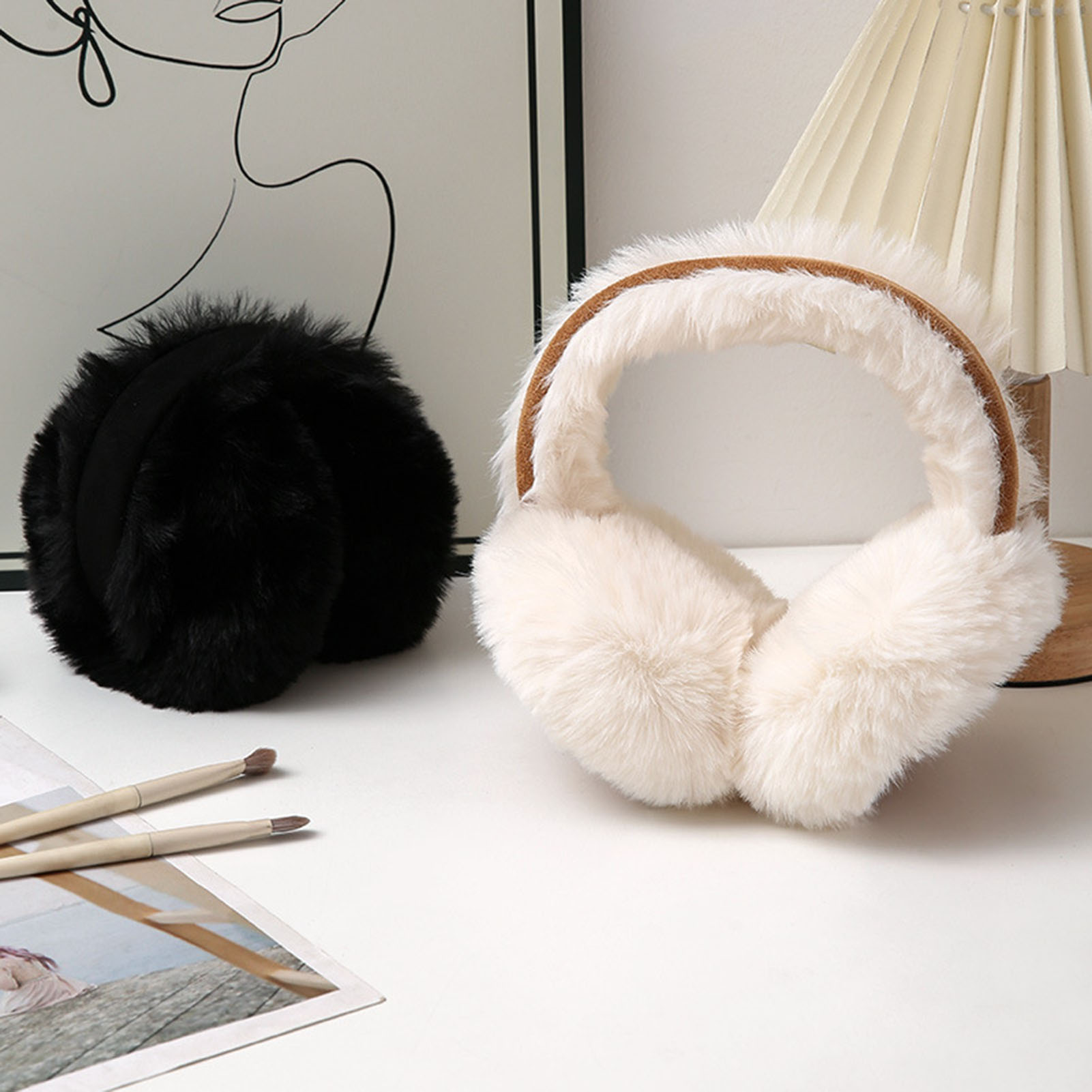ที่ปิดหูกันลม ขนนุ่ม อุ่นสบายส - Earmuffs Foldable บทวิจารณ์และราคา