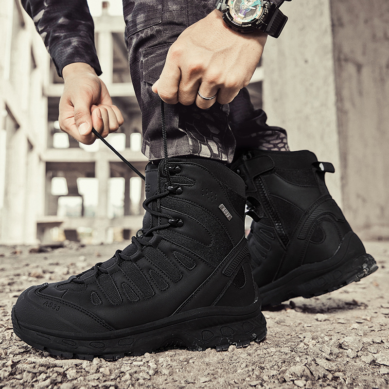 รองเท้าบูทผู้ชายแบบผูกเชือก รอ - Waterproof Winter Boot บทวิจารณ์และราคา
